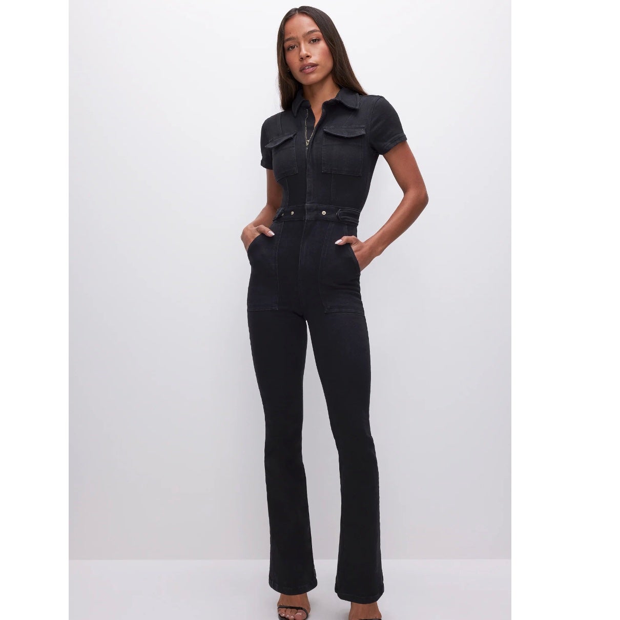 Good American Fit For Success Bootcut Jumpsuit